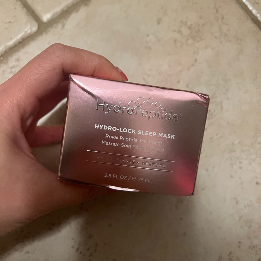 Hydropeptide Hydro-Lock Sleep Mask 2.5 oz NEW in box Retails for $88